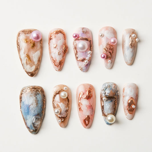 Baroque-Marble-Pearl-press-on-nails-bout-dart-studio-product-1