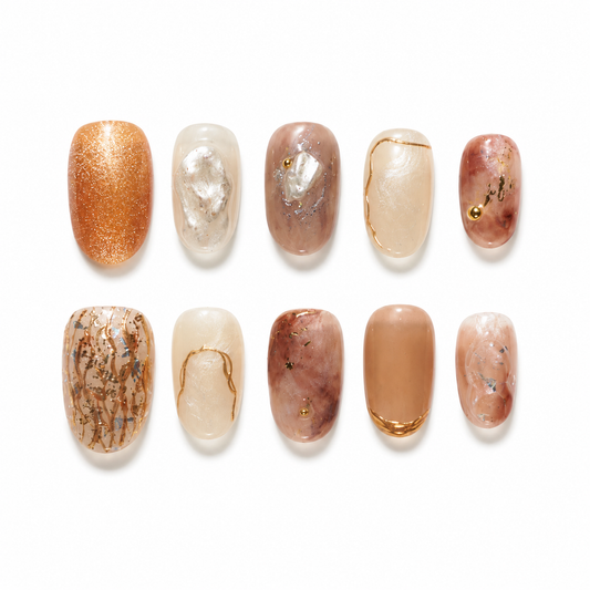 Champagne-Veil-press-on-nails-bout-dart-studio-1