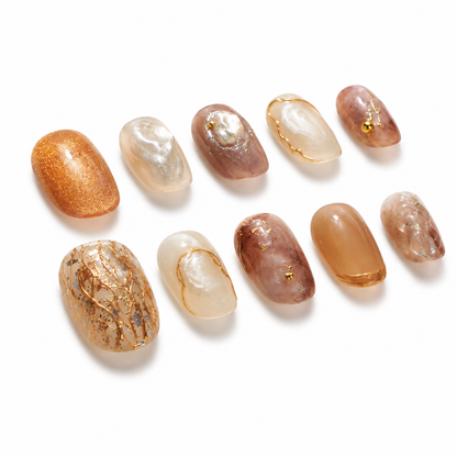 Champagne-Veil-press-on-nails-bout-dart-studio-3